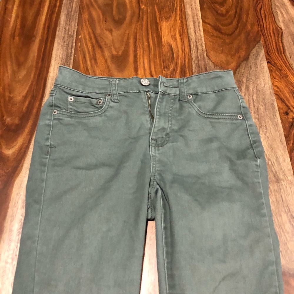 Aeropostale Army Green Skinny Jeans